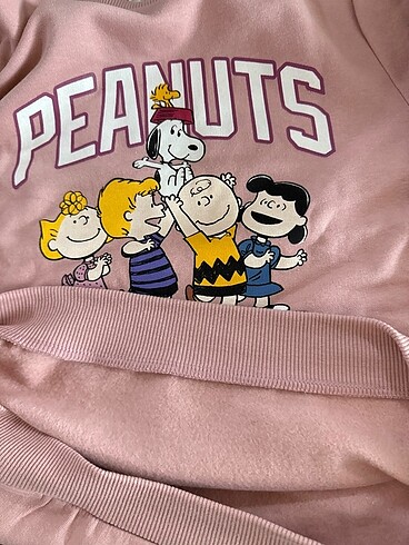 Orj H&M peanuts kalın sweatshirt - Görsel 3