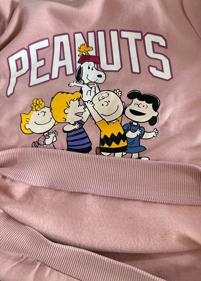 Orj H&M peanuts kalın sweatshirt - Görsel 3