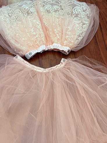 Balo mezuniyet düğün abiyesi toz pembe pudra takım - Görsel 6