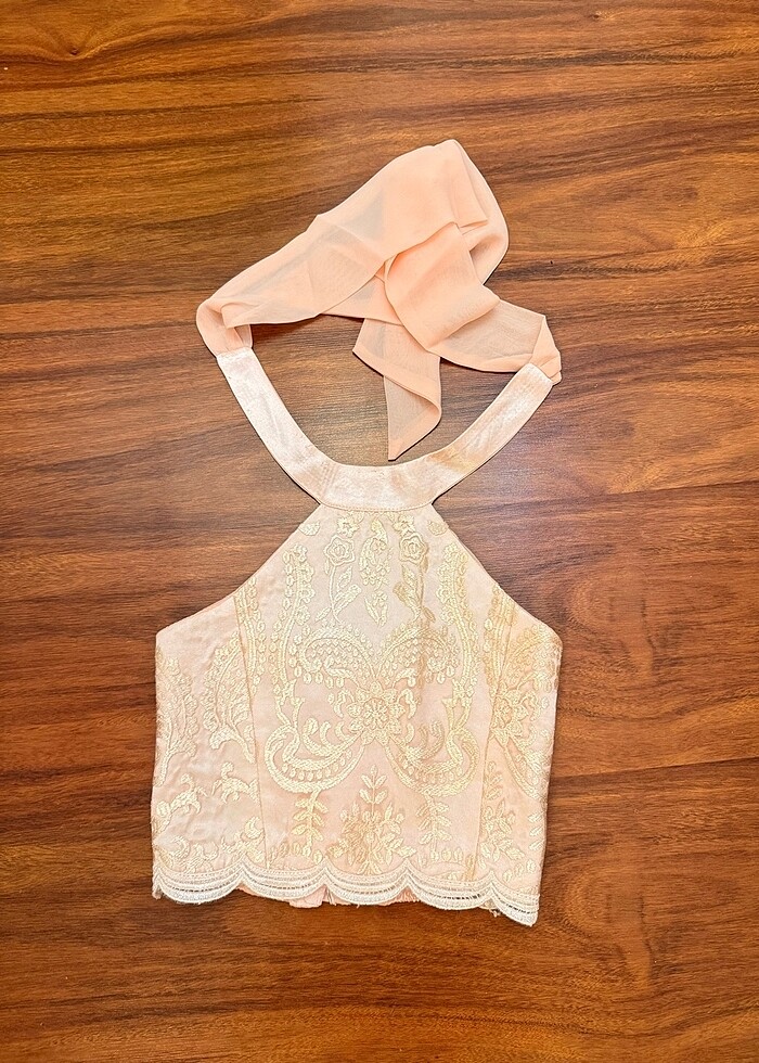 Balo mezuniyet düğün abiyesi toz pembe pudra takım - Görsel 5