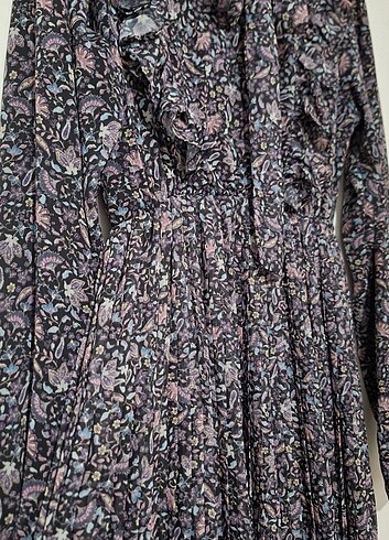 Pliseli elbise - Görsel 2