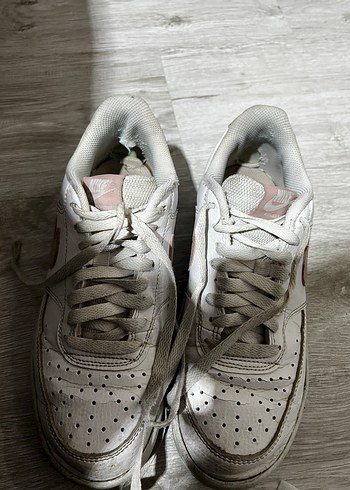 Kadın Beyaz Bağcıklı Spor Ayakkabı - Görsel 3