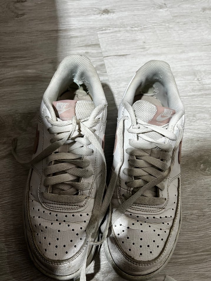 Kadın Beyaz Bağcıklı Spor Ayakkabı - Görsel 3