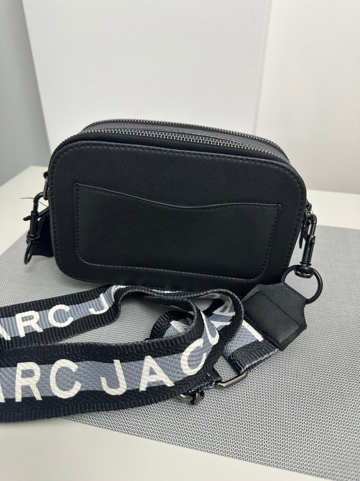 Siyah Deri Kadın Çapraz Çanta - Görsel 2