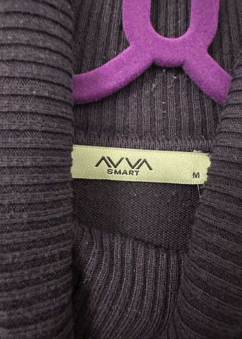 Mor Balıkçı Yaka Kadın Triko Kazak - Görsel 2