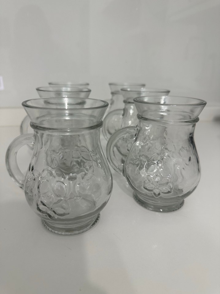 Desenli Cam Ayran ve Meşrubat Bardağı - Görsel 2