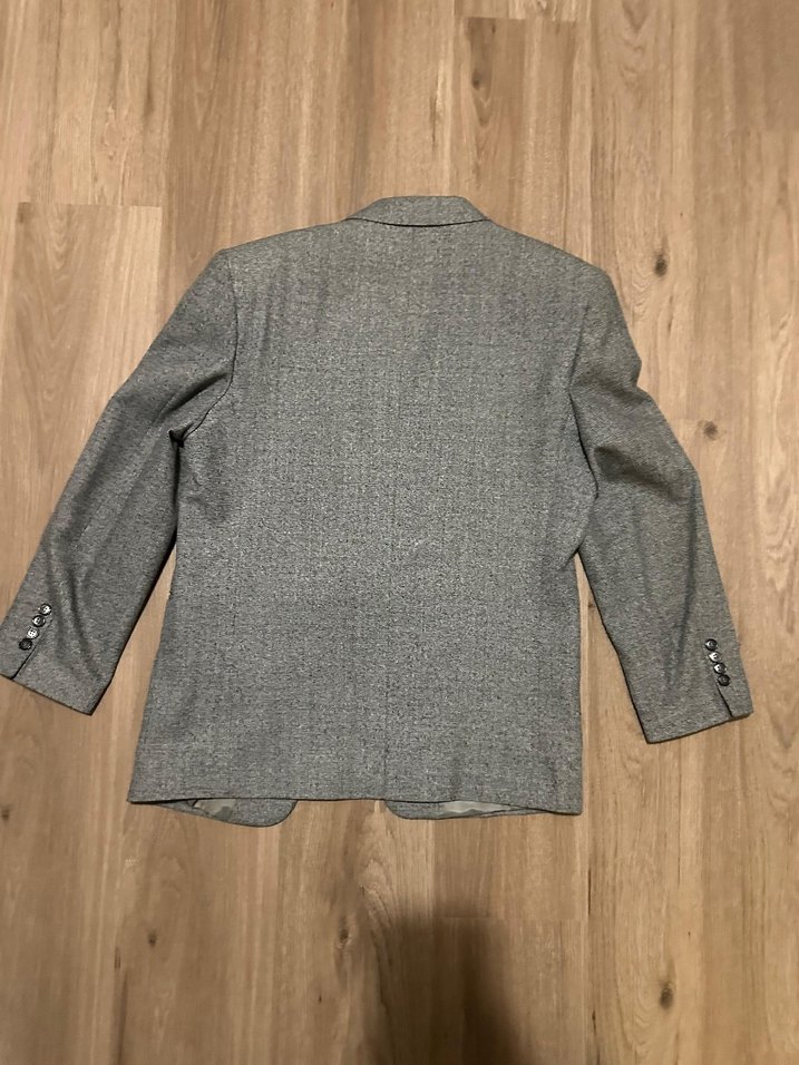 Gri mavi tonlu Erkek Yelek Ceket takımı Ofis Düğün - Görsel 5