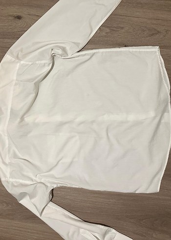 Beyaz Pamuklu Uzun Kollu Erkek Gömlek - Görsel 2