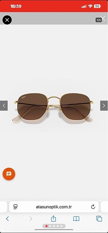 Beden camel Renk Rayban 3548N GÜNEŞ GÖZLÜğü