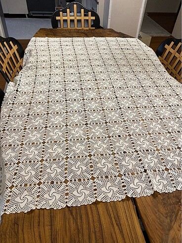 Dantel salon takım ölçüleri masa örtüsü 145cm 157cm , 15 adet kü