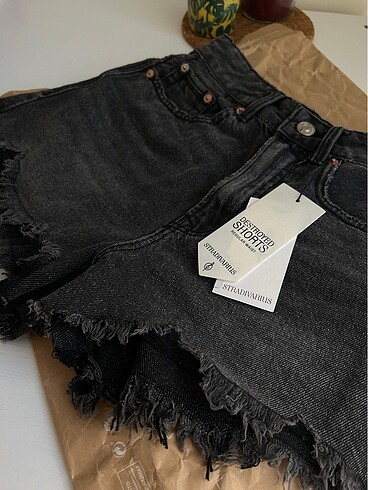 34 Beden stradivarius kot denim şort