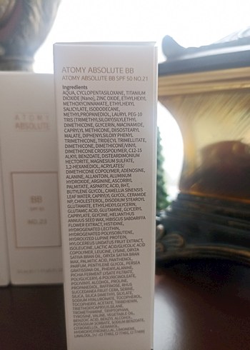 Diğer Atomy Absolute BB Krem SPF50 No.21 ve No.23