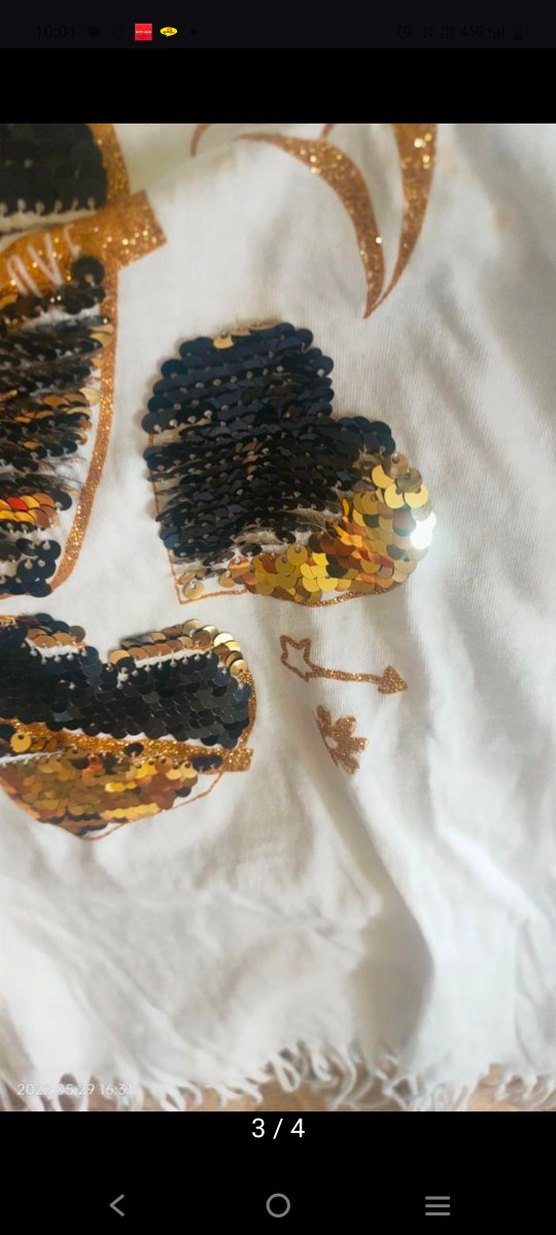 Pullu ve Püsküllü Bohem Kız Tişörtü - Görsel 3