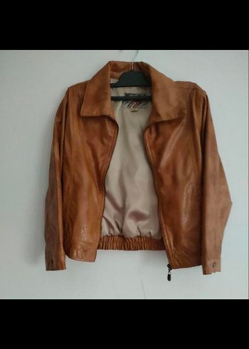 Erkek çocuk Deri Kısa Ceket - Görsel 2