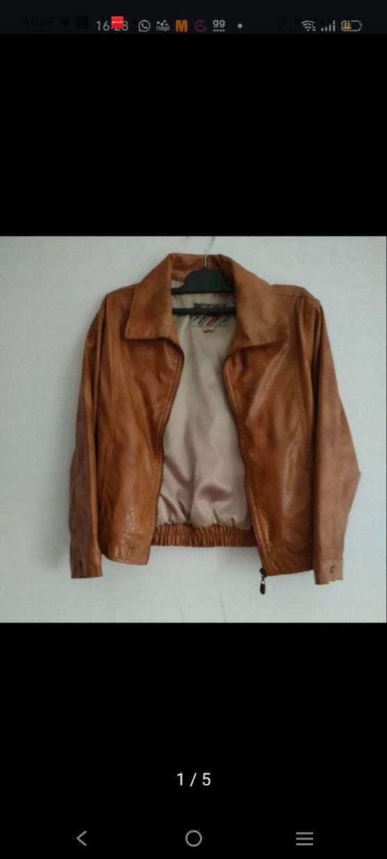 Erkek çocuk Deri Kısa Ceket - Görsel 2