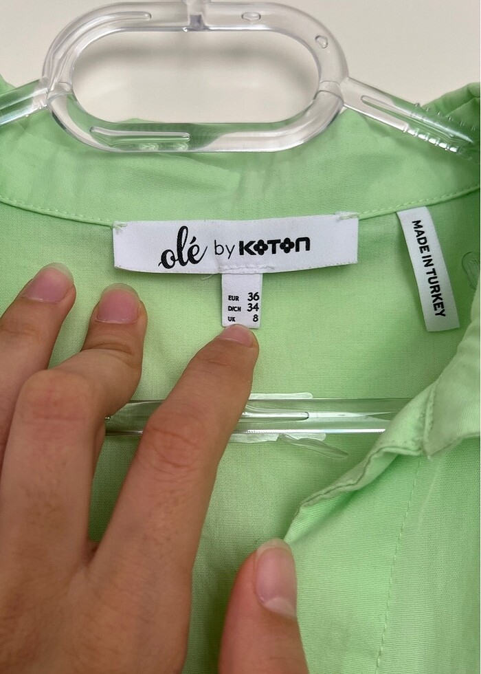 Crop gömlek - Görsel 4