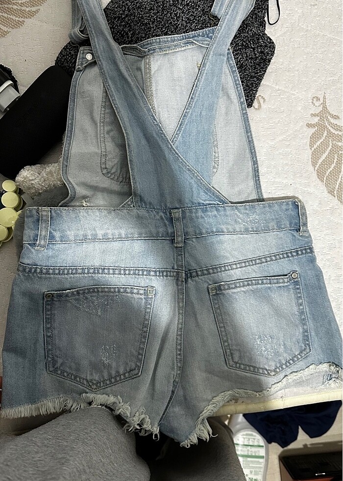 Kot şort tulum - Görsel 2