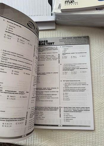 Aksaray Murat Eğitim Tarih Soru Bankası - Görsel 3