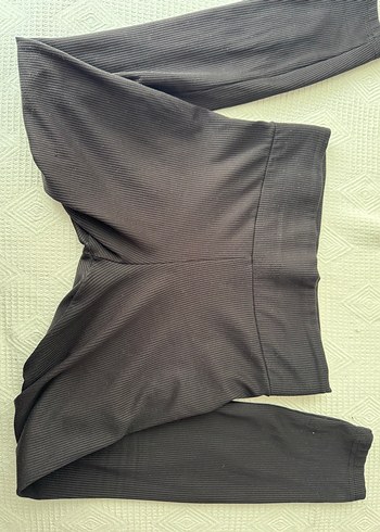 Siyah Kadın Midi Tayt - Görsel 2