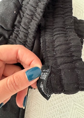 Siyah Rahat Kesim Kadın Eşofman Altı - Görsel 2