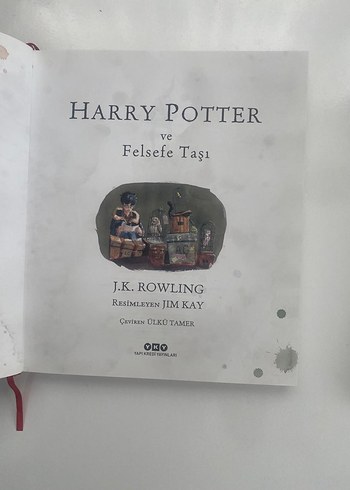  Beden Renk Harry Potter ve Felsefe Taşı Sanat Kitabı