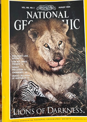  National Geographic Dergisi Ağustos 1994 Sayısı