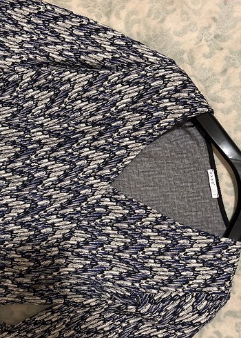 Oxxo Gri V Yaka Triko Kadın Kazak - Görsel 3