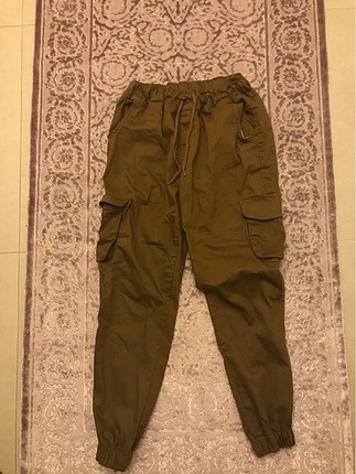 Diğer Yüksek bel kargo pantolon