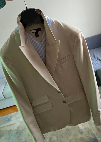 Tommy Hilfiger Özel seri Bej blazer ceket - Görsel 2