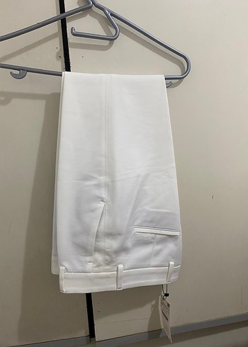 xs Beden Beyaz Kadın Regular Fit Kumaş Pantolon#zara