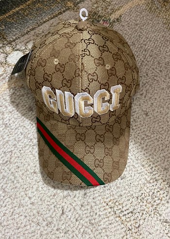 GUCCI Erkek Parlak Kahverengi Şapka