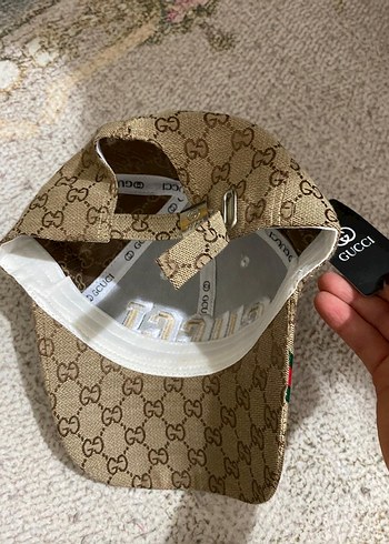 Gucci GUCCI Erkek Parlak Kahverengi Şapka