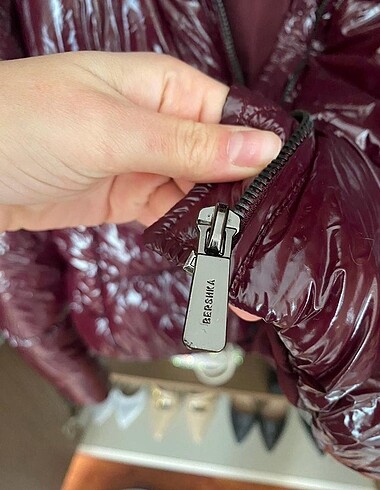 xs Beden Xs beden parlak mont #bershka