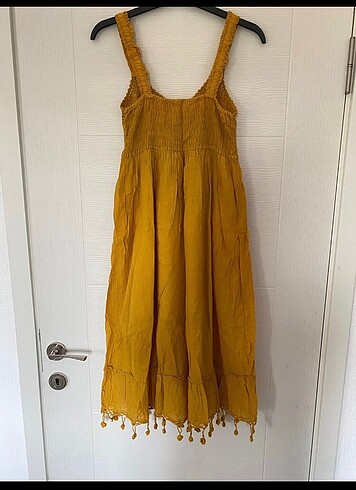Zara S beden uzun etiketli elbise #Zara