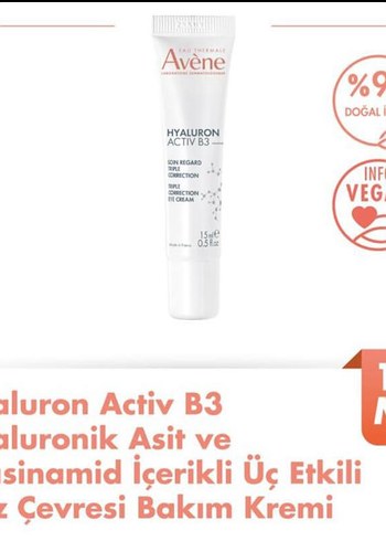 Avène Hyaluron Activ B3 Göz Çevresi Bakım Kremi - Görsel 2