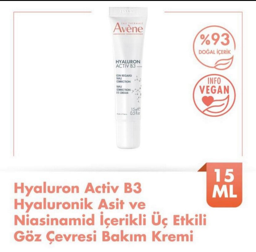 Avène Hyaluron Activ B3 Göz Çevresi Bakım Kremi - Görsel 2