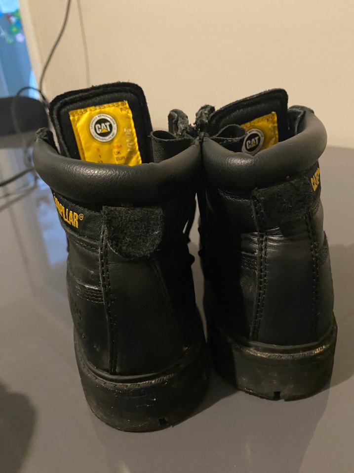 CAT Siyah deri çoçuk bot sayılı ğiyildi — görsel 5/7