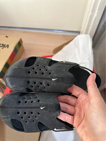33 Beden siyah Renk Nike sandalet