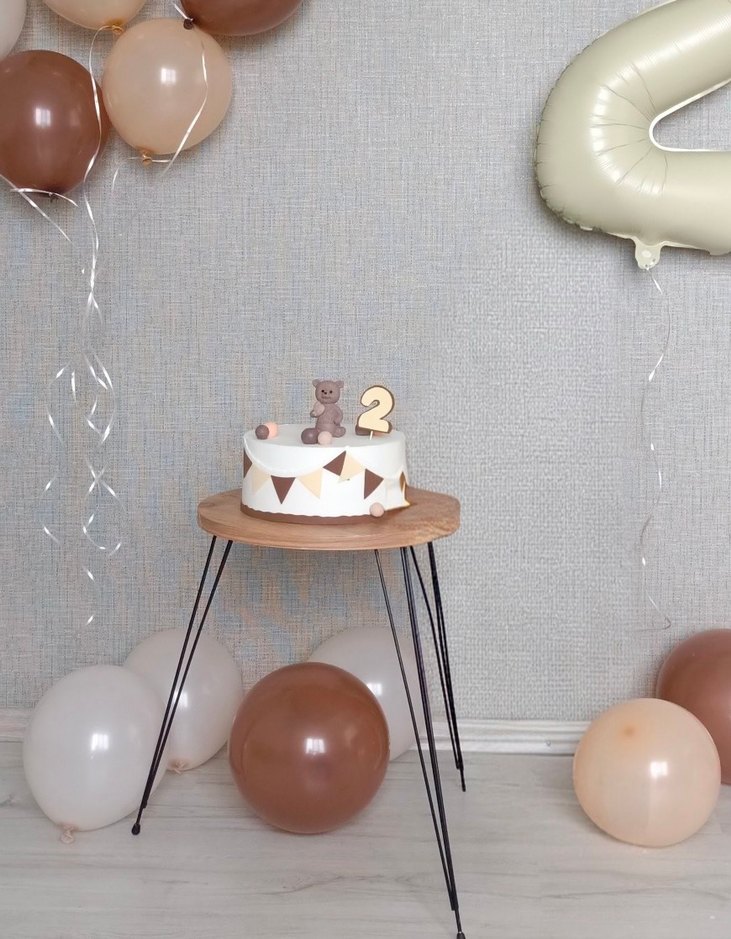 Ayıcık Figürlü Maket Pasta - Görsel 2