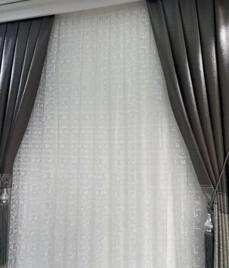 salon tül perde - Görsel 2