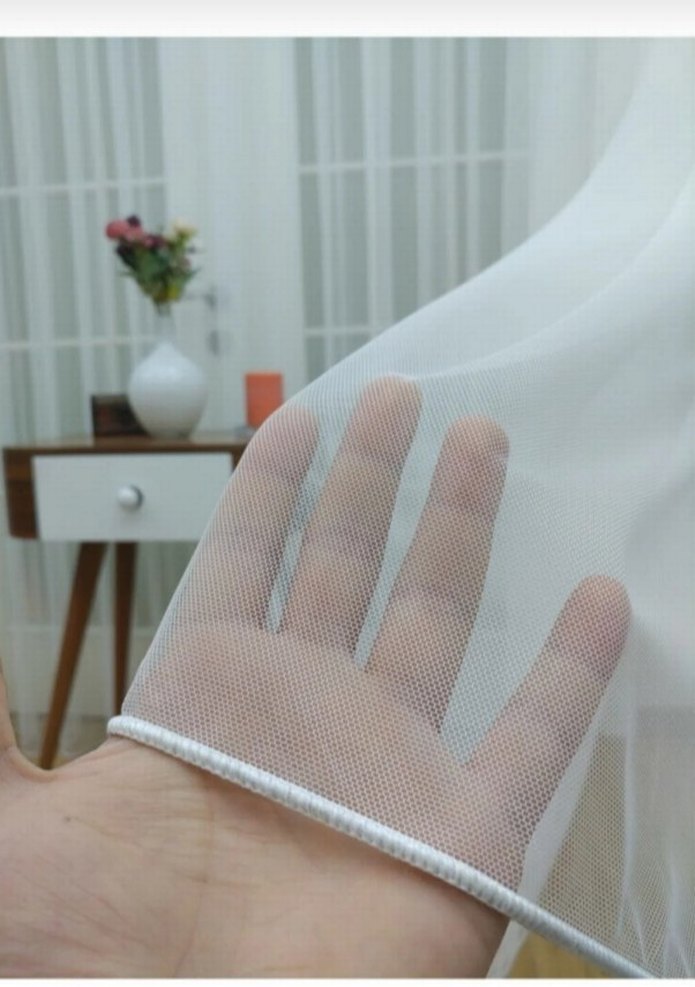 Beyaz Şeffaf Tül Perde - Görsel 2