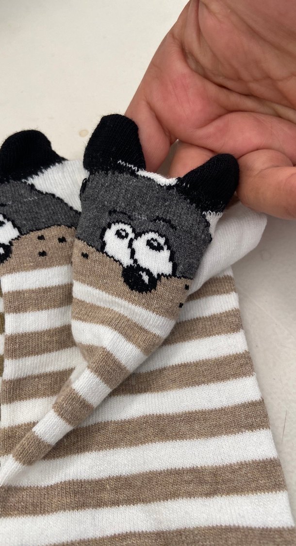 Patik çorap figürlü çorap. - Görsel 2