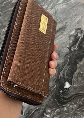 Kahverengi büyük cüzdan - Görsel 6