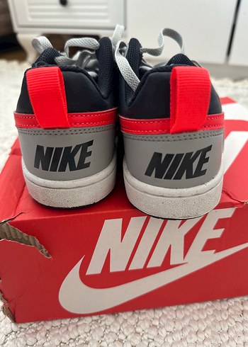 36 Beden gri Renk Gri ve Kırmızı Spor çocuk Sneakers