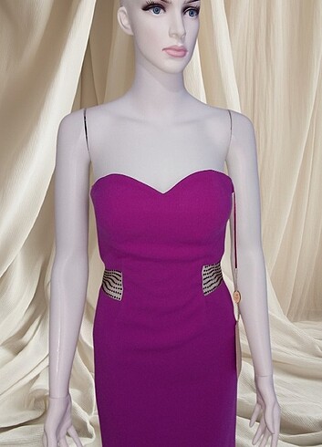 Kısa kadın elbise yeni etiketli - Görsel 6