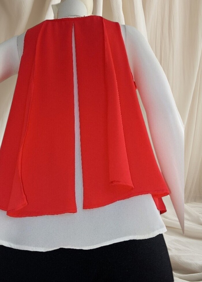 Kadın şifon bluz - Görsel 3