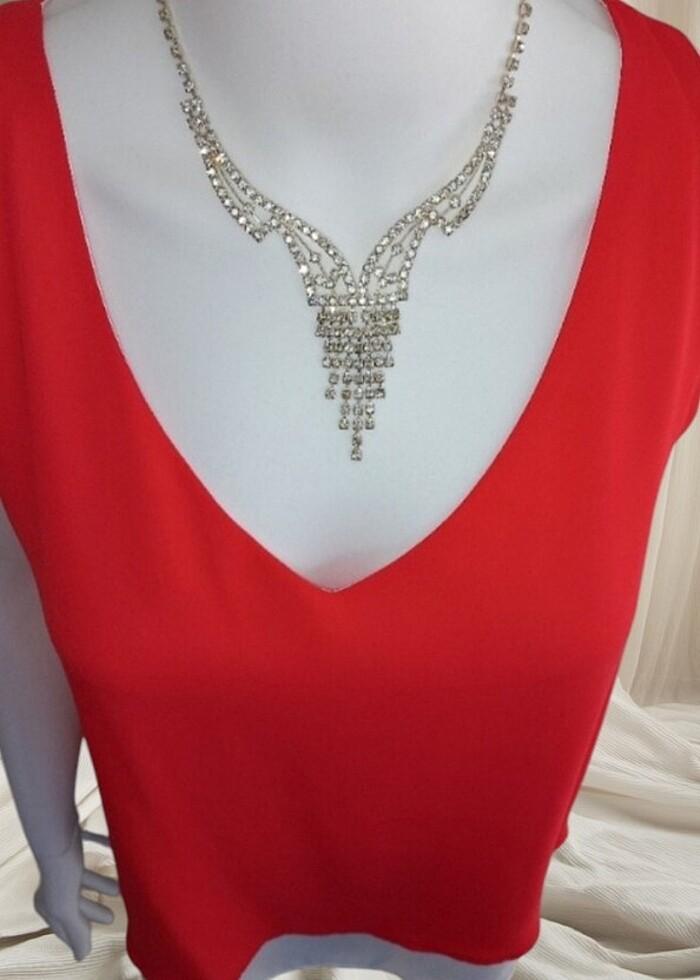 Kadın şifon bluz - Görsel 5