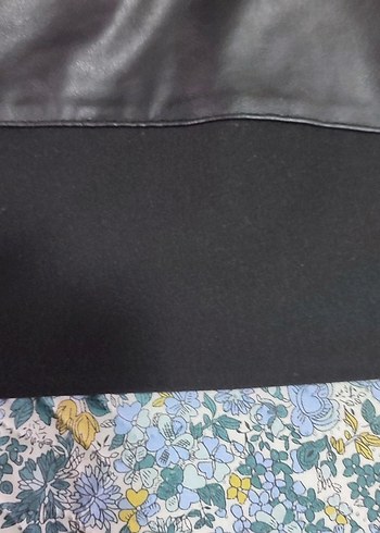 LTB jeans Siyah deri detaylı likralı bayan pantolon tayt - Görsel 4