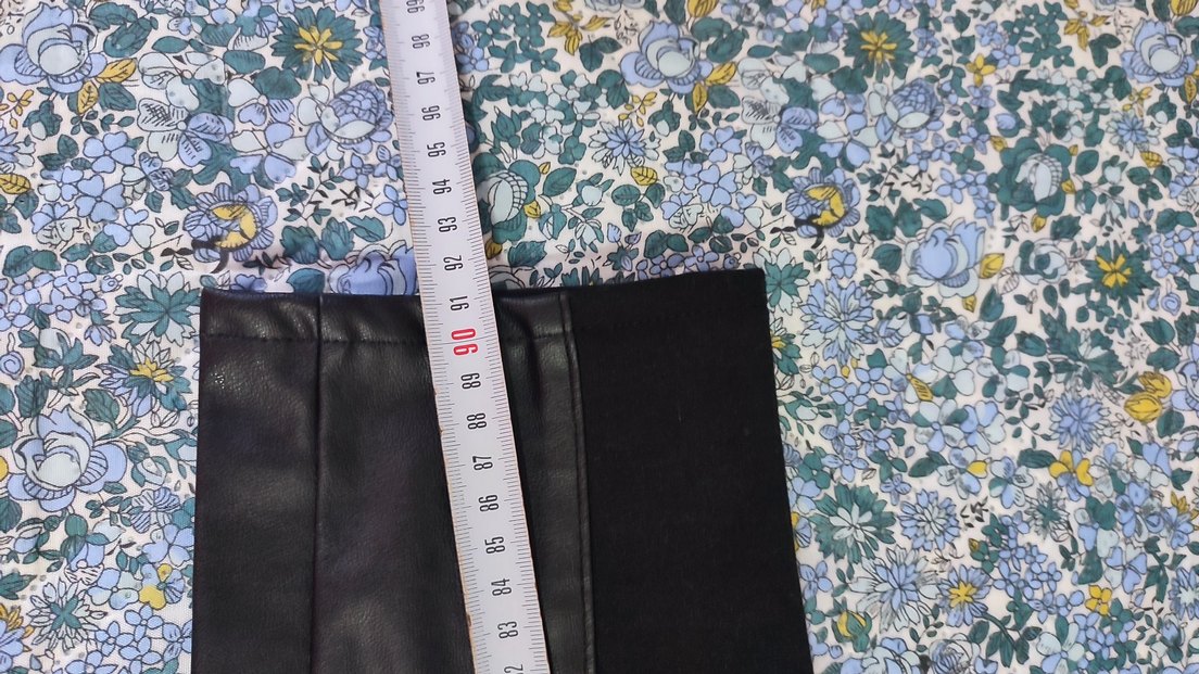 LTB jeans Siyah deri detaylı likralı bayan pantolon tayt - Görsel 5