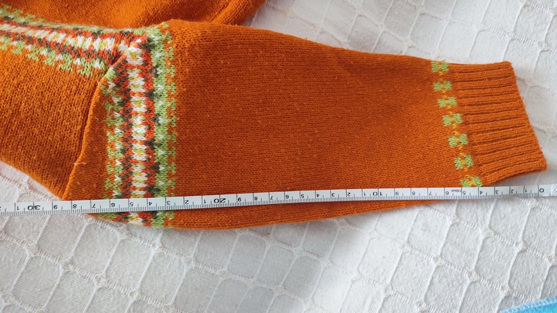 Kız Çocuk Renkli Nakışlı Triko Hırka - Görsel 4